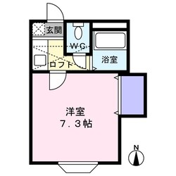 北仙台駅 徒歩11分 2階の物件間取画像